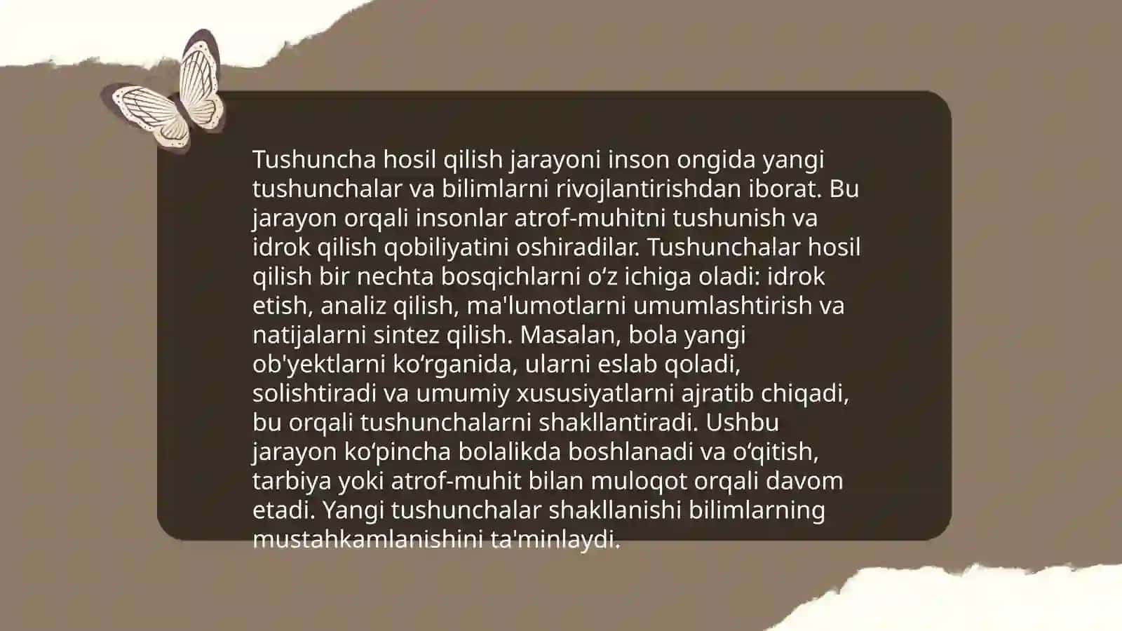 Tafakkur shakllari:tushuncha, hukm va xulosa 4
