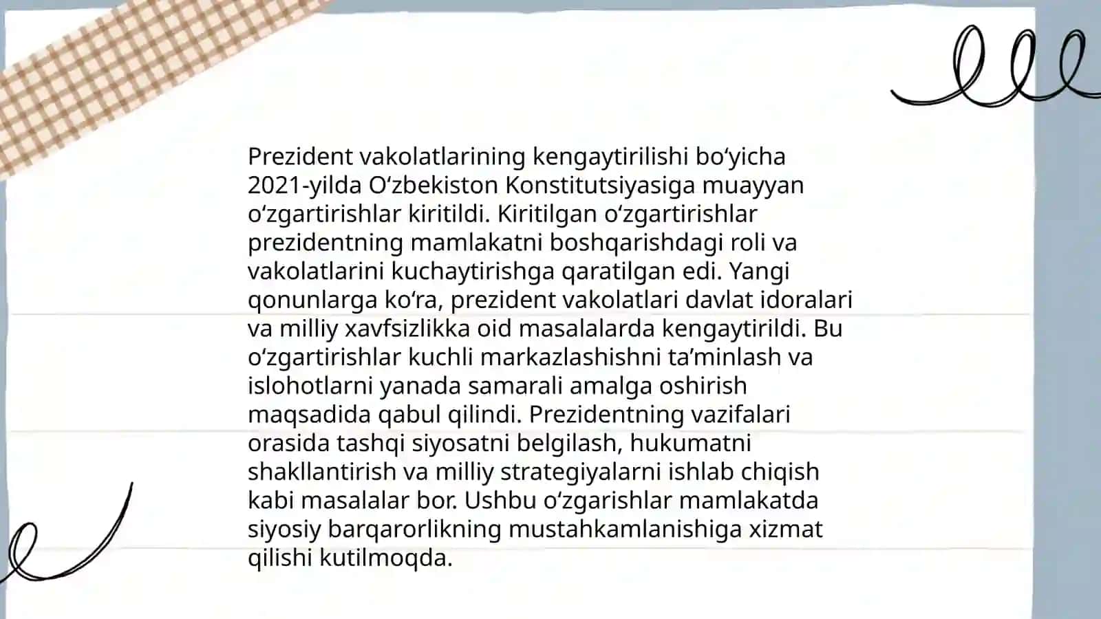 Oliy Majlis islohotlari 4