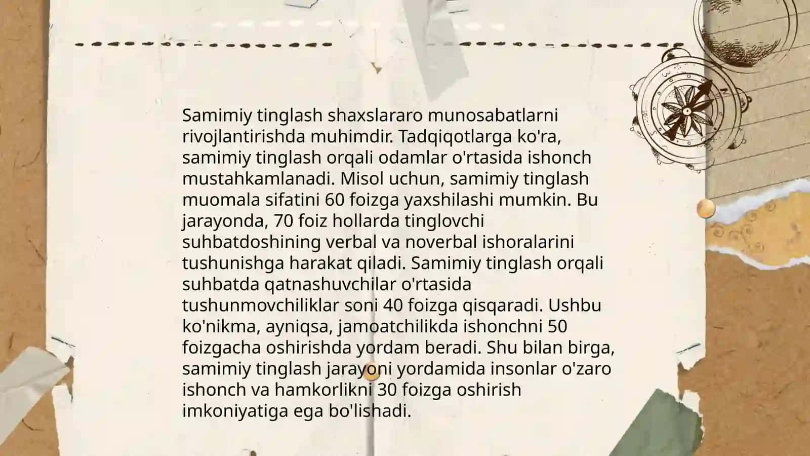 Muloqot ko'nikmalari 4