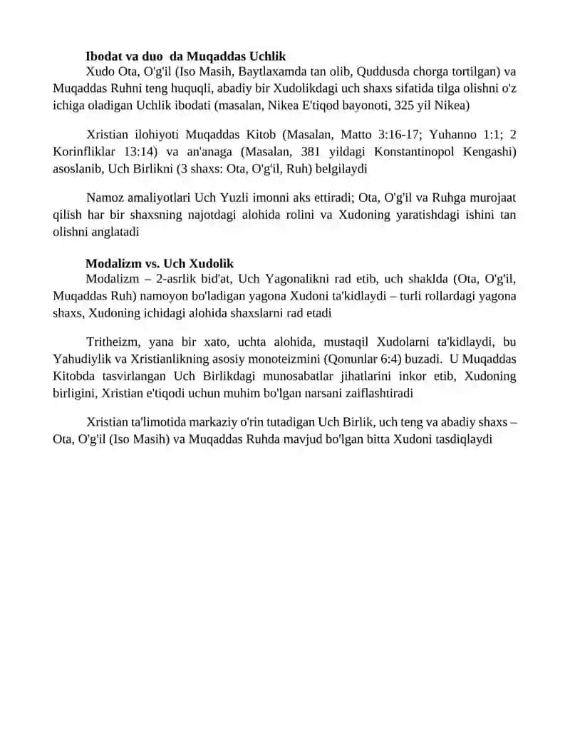 Xristianlik ta’limotida yakka xudoning uch qiyofasi 4