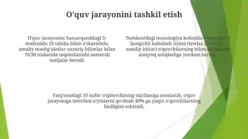 Texnalagik talimining didaktik tamoyillari 4