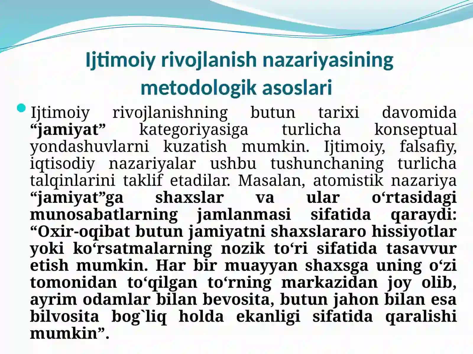Aholiva mustahkam iqtisodiy o’sishning manbaalari 4