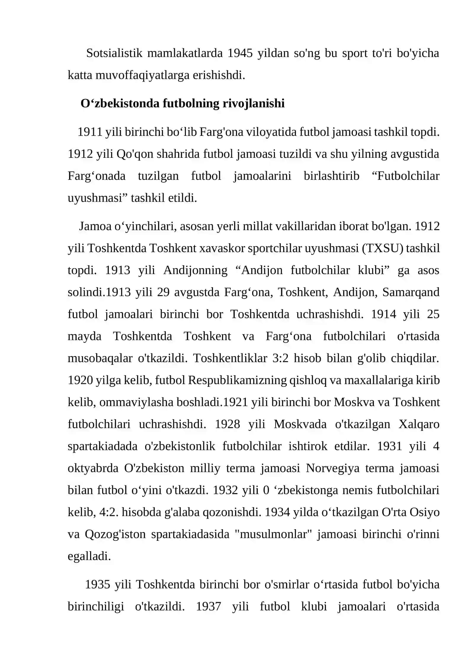 Futbol o‘yinining kelib chiqishi, rivojlanish tarixi va o‘yin qoidalari 4