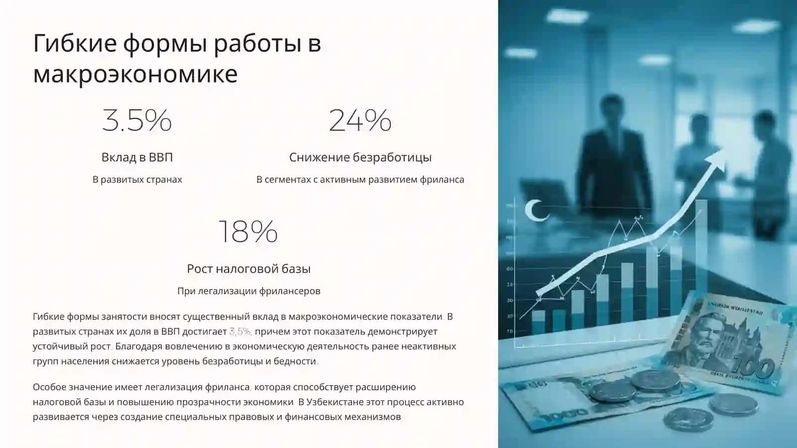 Гибкие формы занятости в Узбекистане: макроэкономический взгляд 4