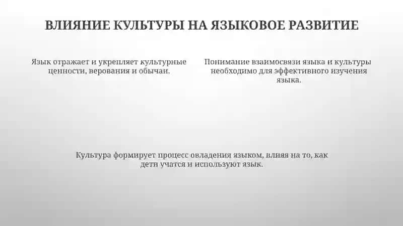 ЯЗЫК И КУЛЬТУРА. ВЗАИМОСВЯЗЬ ЯЗЫКА И КУЛЬТУРЫ, ЕЁ РОЛЬ В ИЗУЧЕНИИ ЯЗЫКА 4