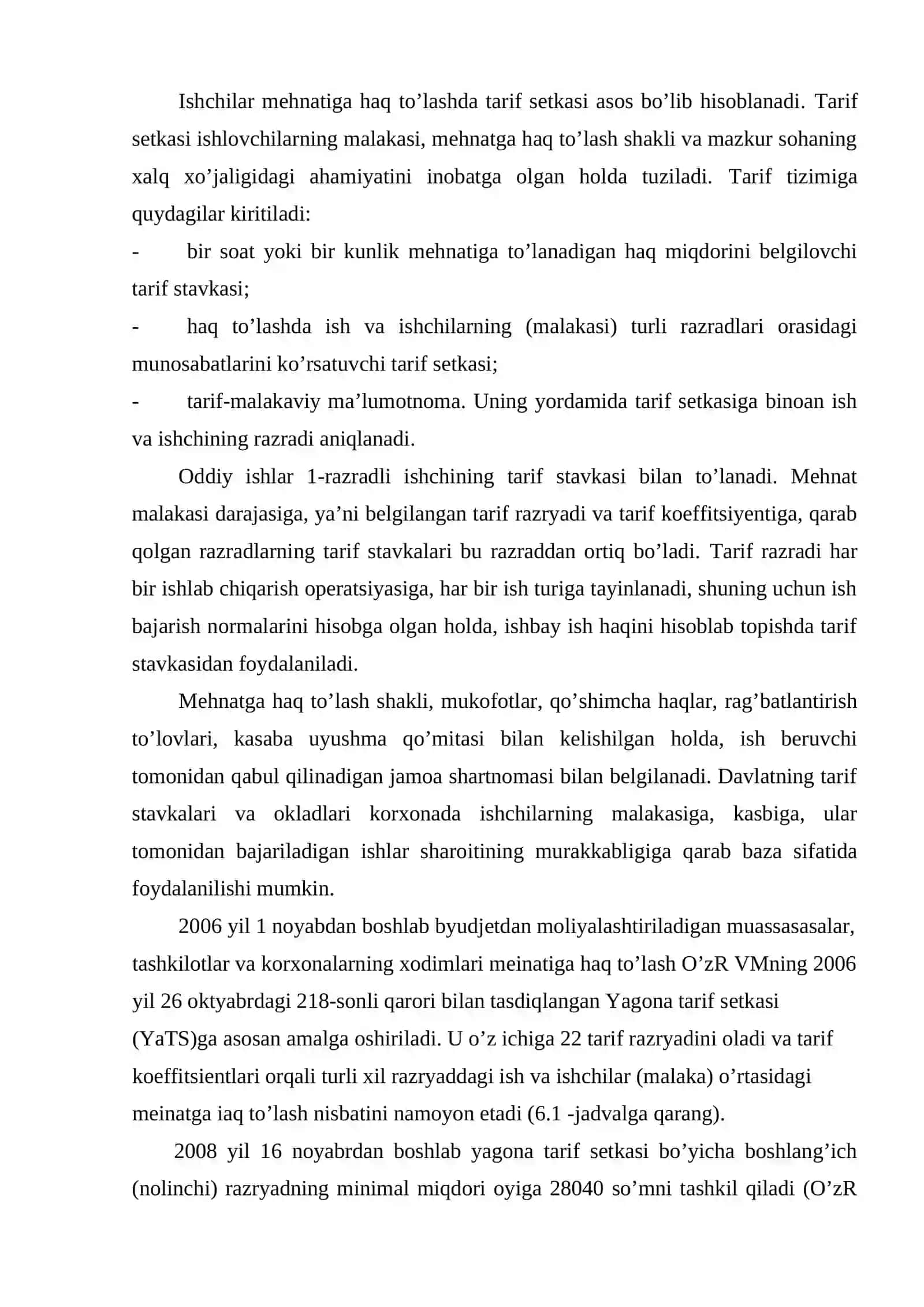 Mehnat va unga haq to’lash hisobi 4