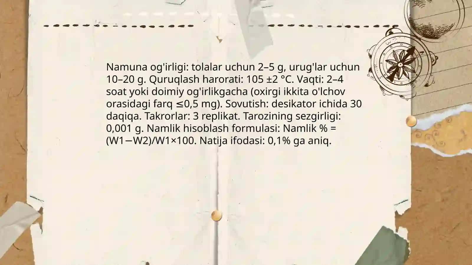 Paxta chigit va tolaning namligni aniqlash 4