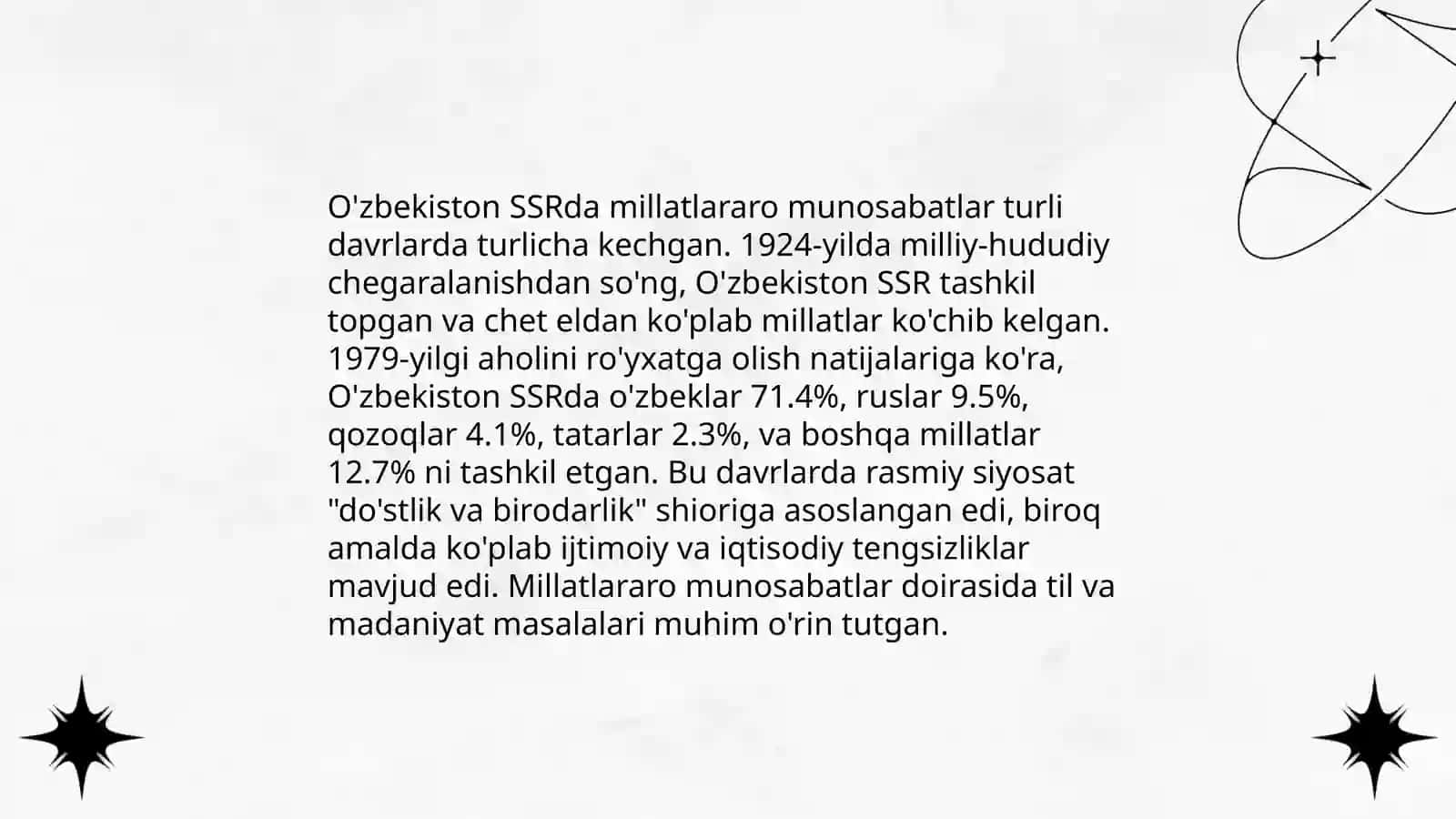 "Qayta qurish" yillarida Ôzbekistonagi ijtimoiy-siyosiy vaziyat 4
