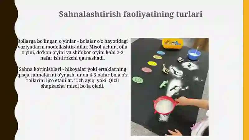Sahnalashtirish faoliyati 4