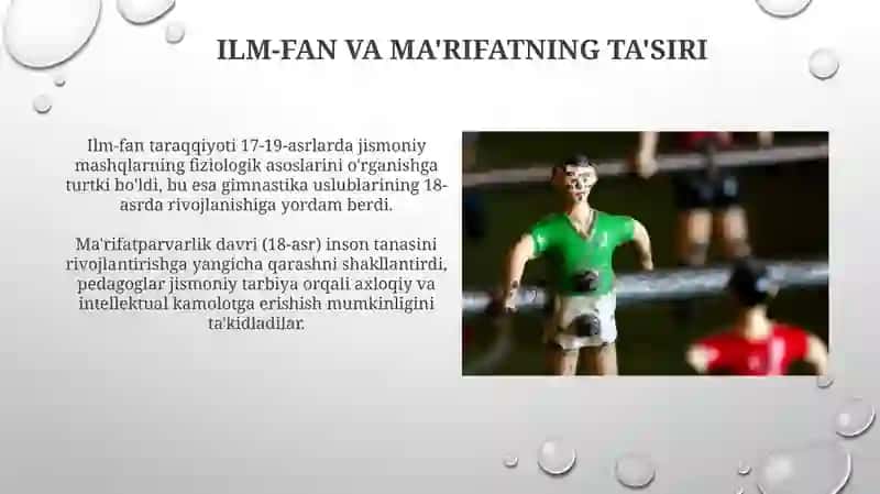 Yangi davrda jismoniy tarbiya va sport (17-19 asr) 4