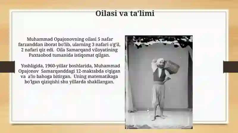 Muhammad opajonov hayoti va ijodi 4