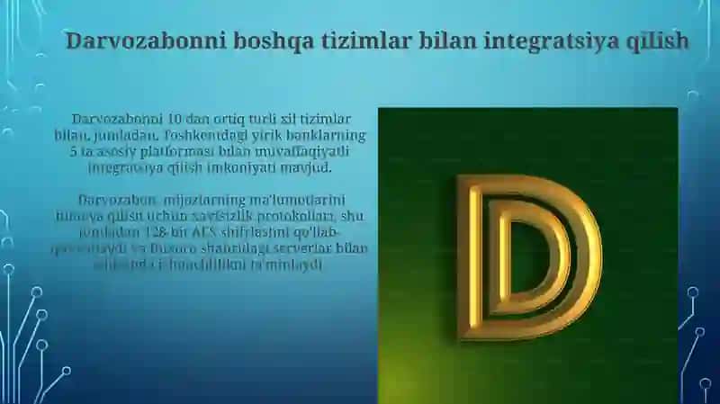 Darvozabon bilan ishlash 4