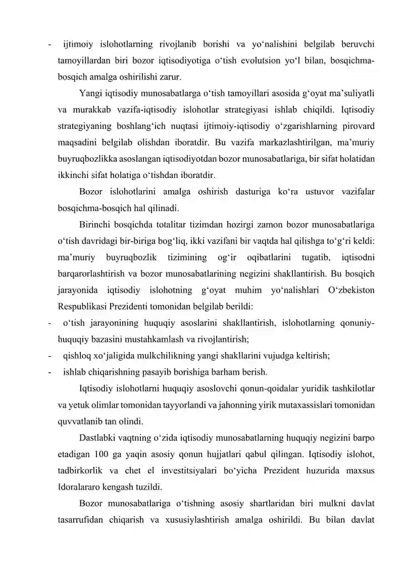 Bozor munosabatlarining shakllanishi 4