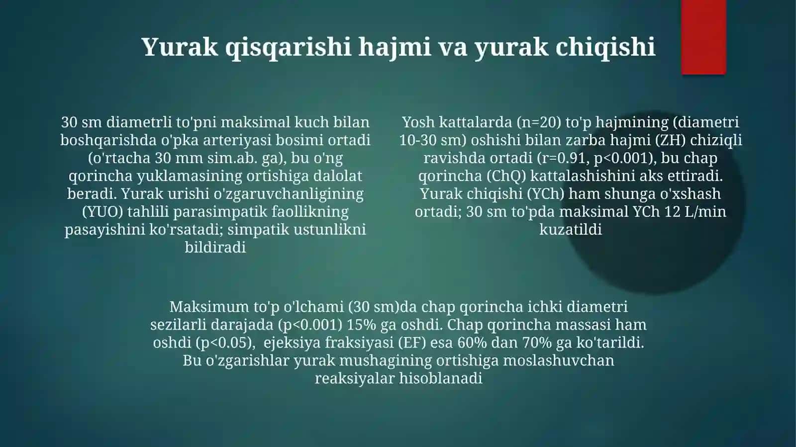 Bolalik/o'smirlik davridagi yurak rivojlanishi 4