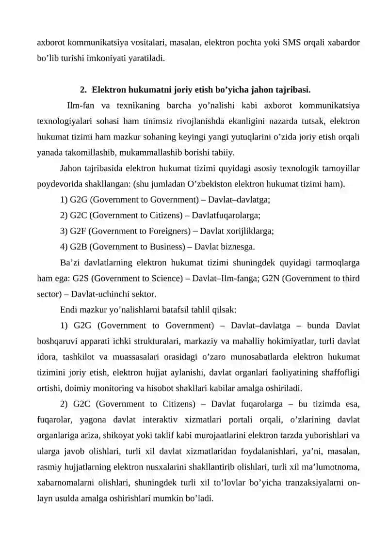 Elektron Hukumat Tushunchasi va Vazifalari 4