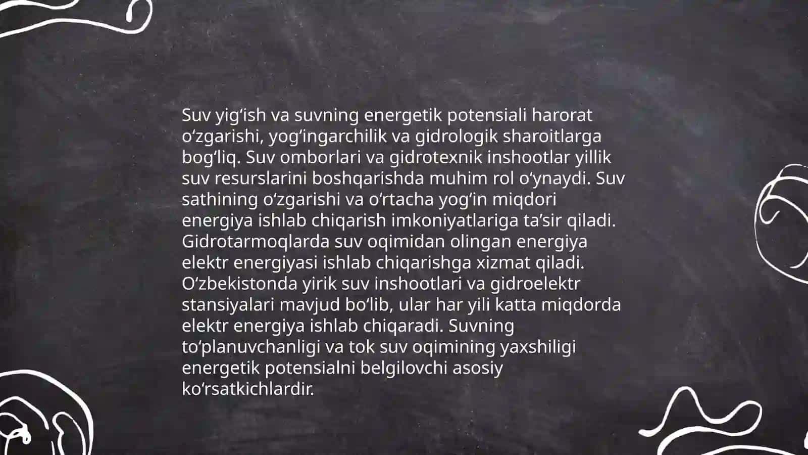 Suv yig‘ish elektr stansiya (GAES) larining ishlash prinsipi 4