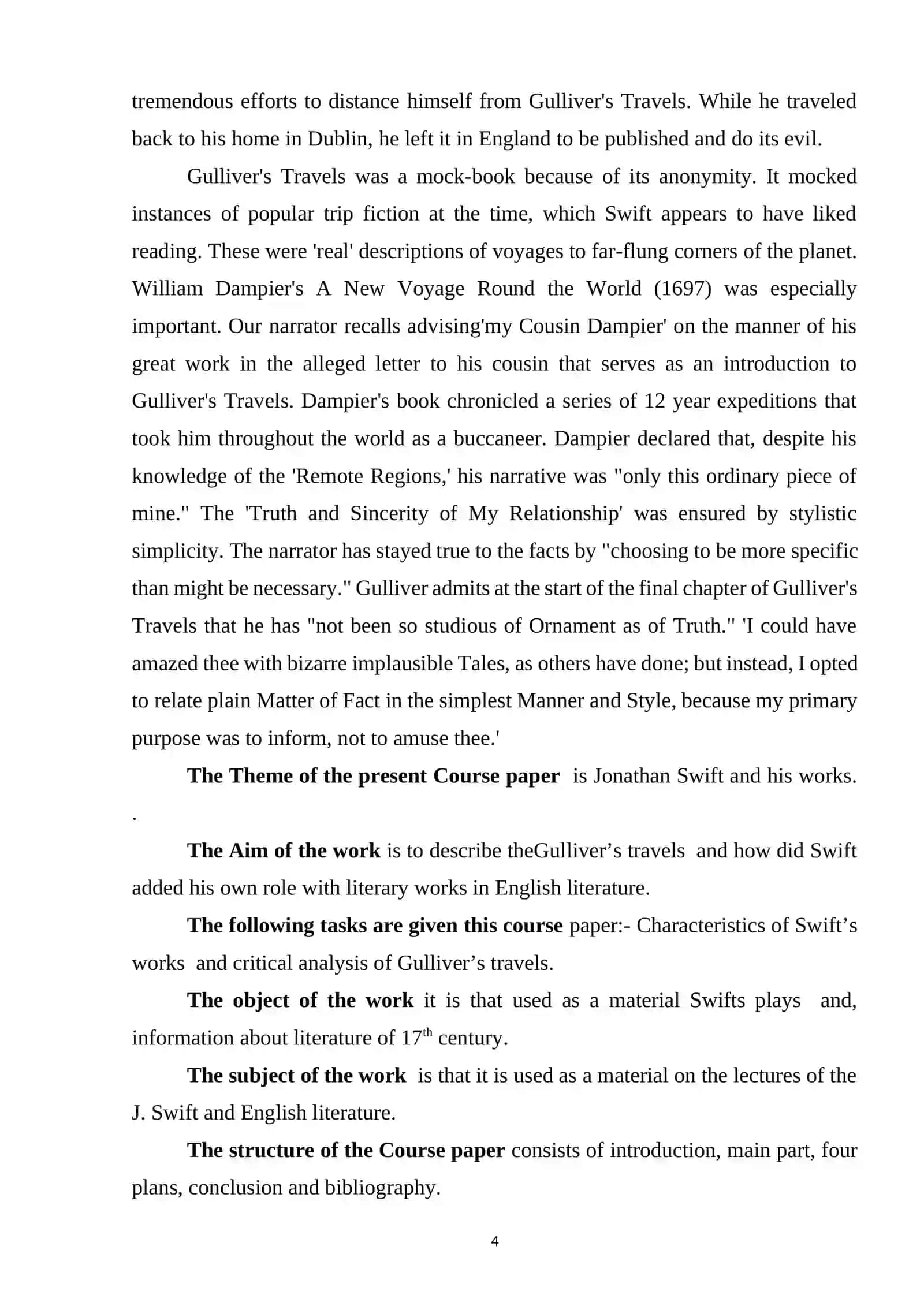 Jonathan Swift's Works 4