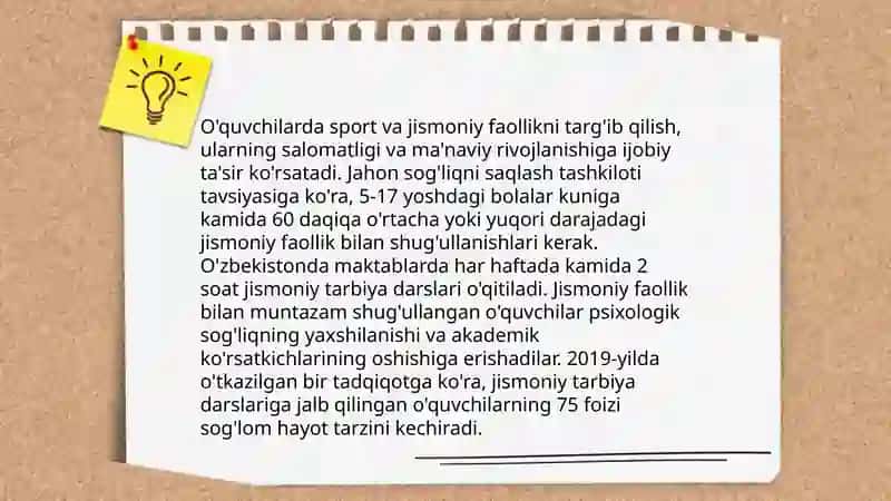 O'quvchi yoshlar o'rtasida sog'lom turmush tarzini shakllantirish-ijtimoyi pedagogik muammo sifatida 4
