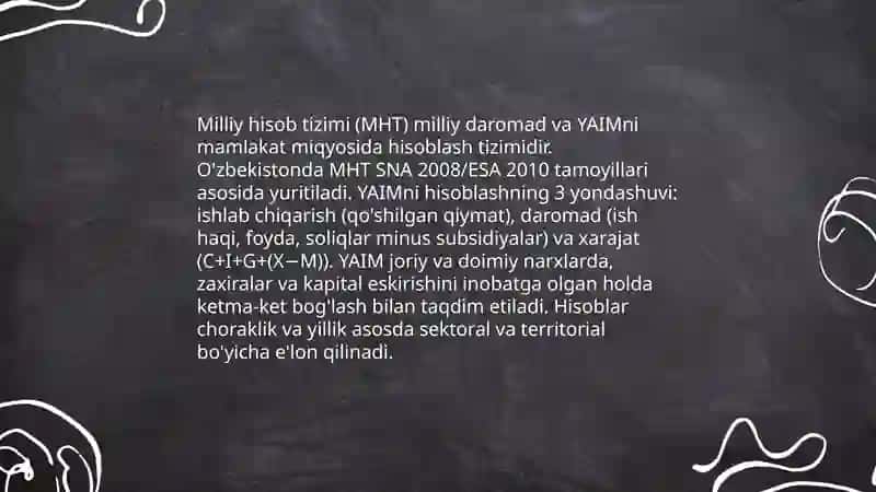 O'zbekiston davlat statistikasi va xalqaro statistika 4