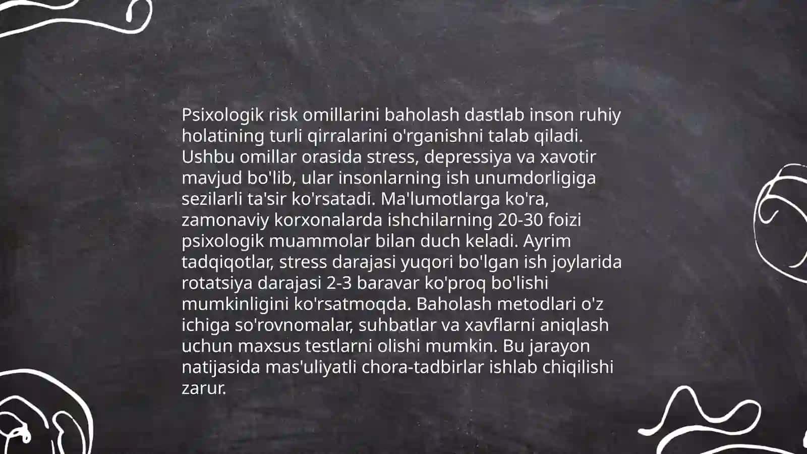 Ishlab chiqarishda Mehnat Havfsizligini Taʼminlash Psixologiyasi 4