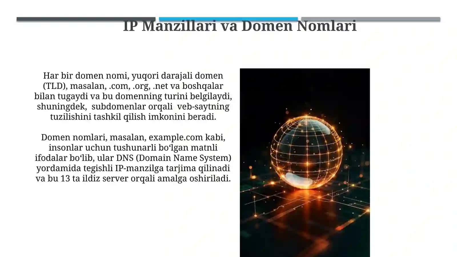 Global Kompyuter Tarmoqlari Protokollari 4
