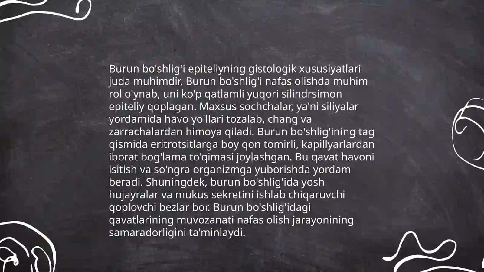Hid bilish a'zolari va ularning gistologik ko'rinishi, tuzilishi, patologiyasi 4