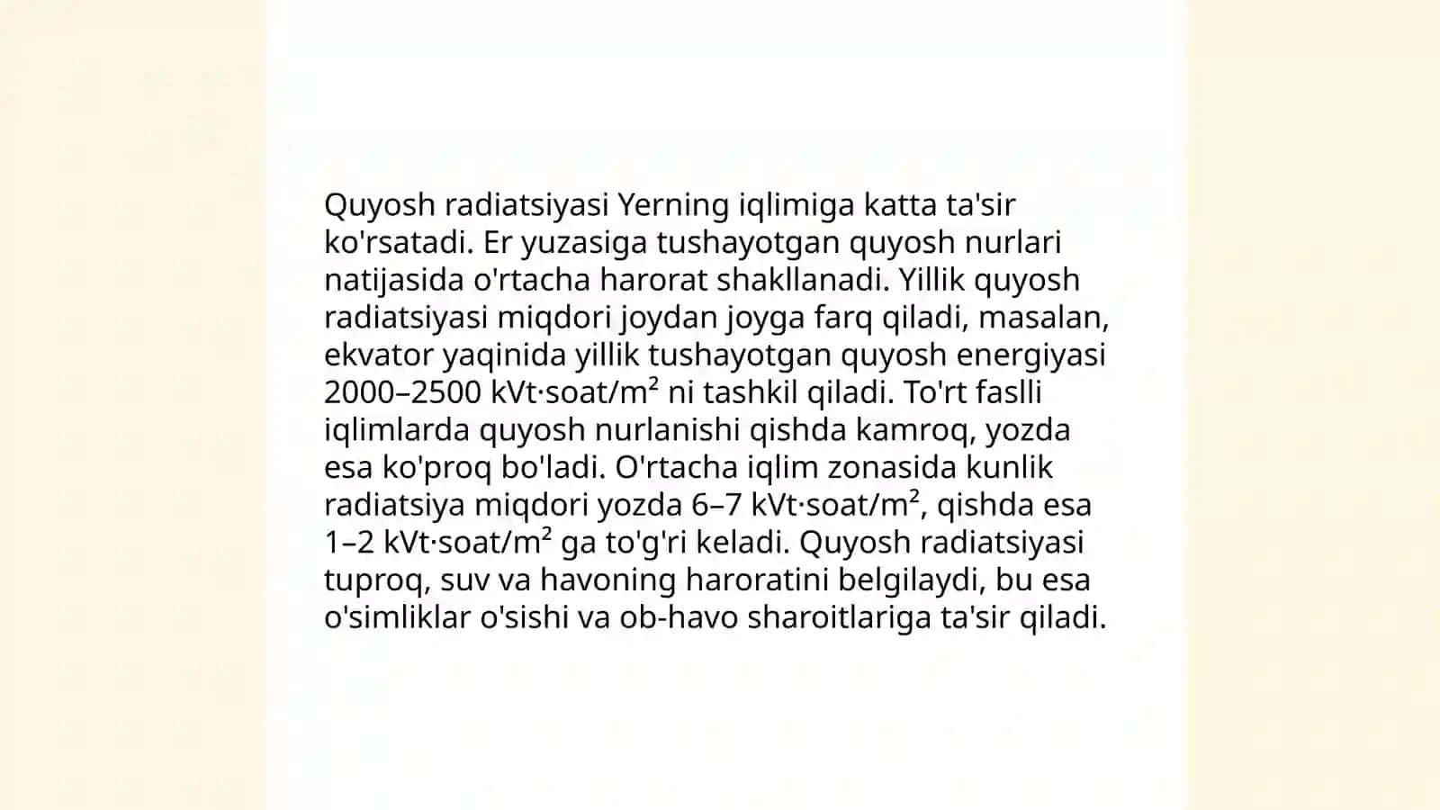 Iqlim Omillari tasirida yuzaga keluvchi tabiiy jarayonlar 4