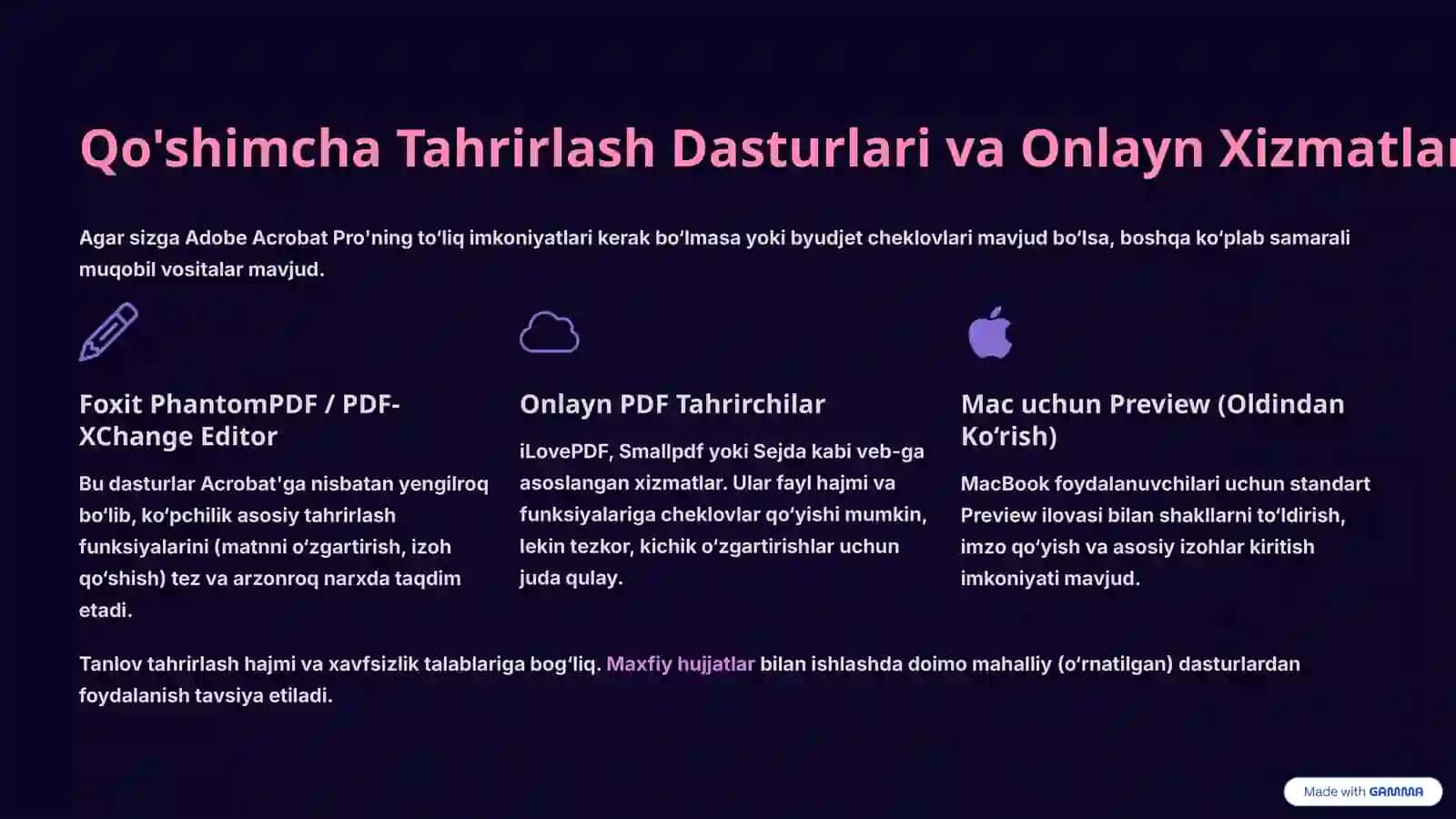 PDF Hujjatlarini Samarali Tahrirlash: To'liq Yo'riqnoma 4