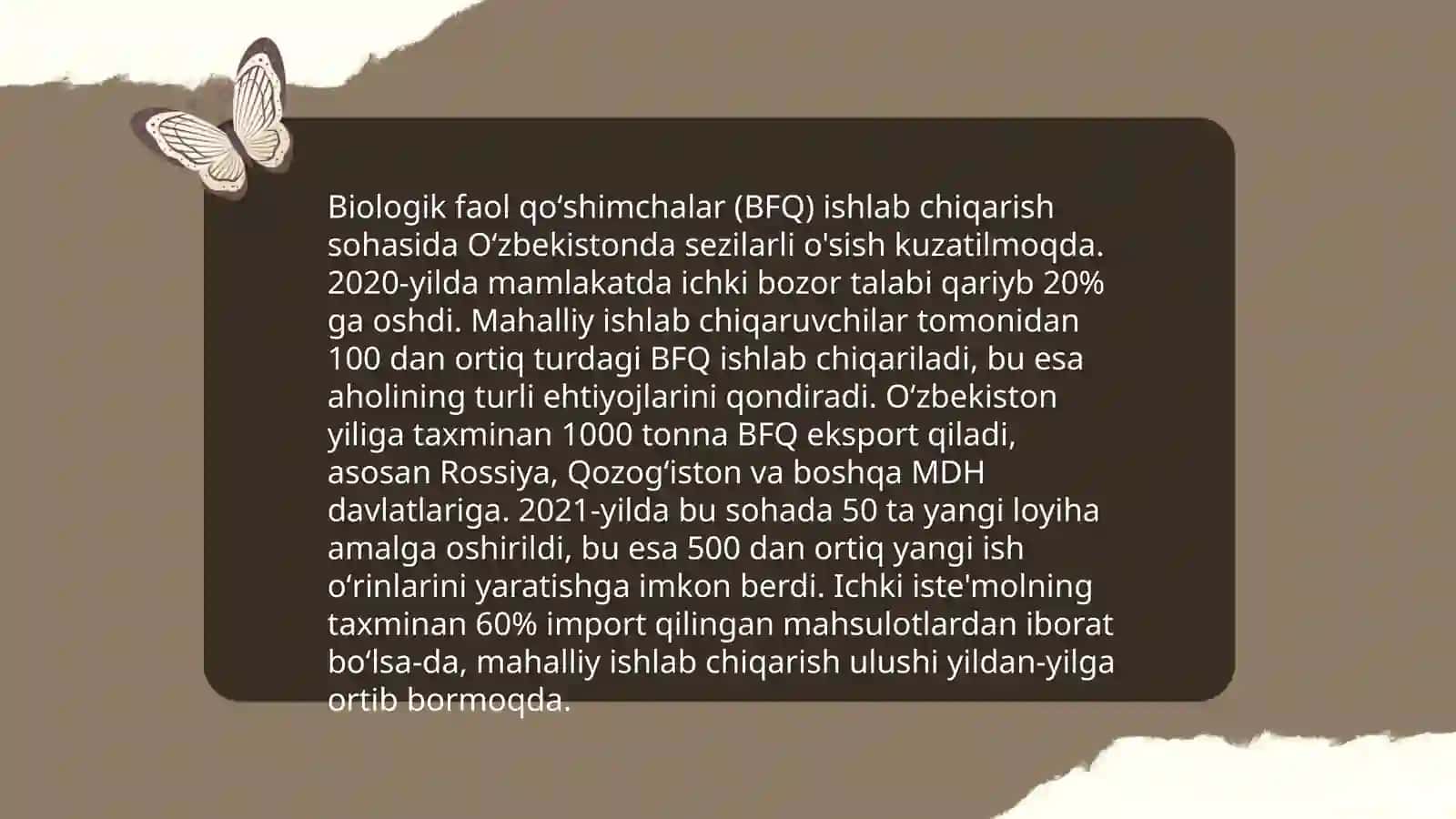 Oziq-ovqat biotexnologiyasi fanining zamonaviy yoʻnalishlari 4