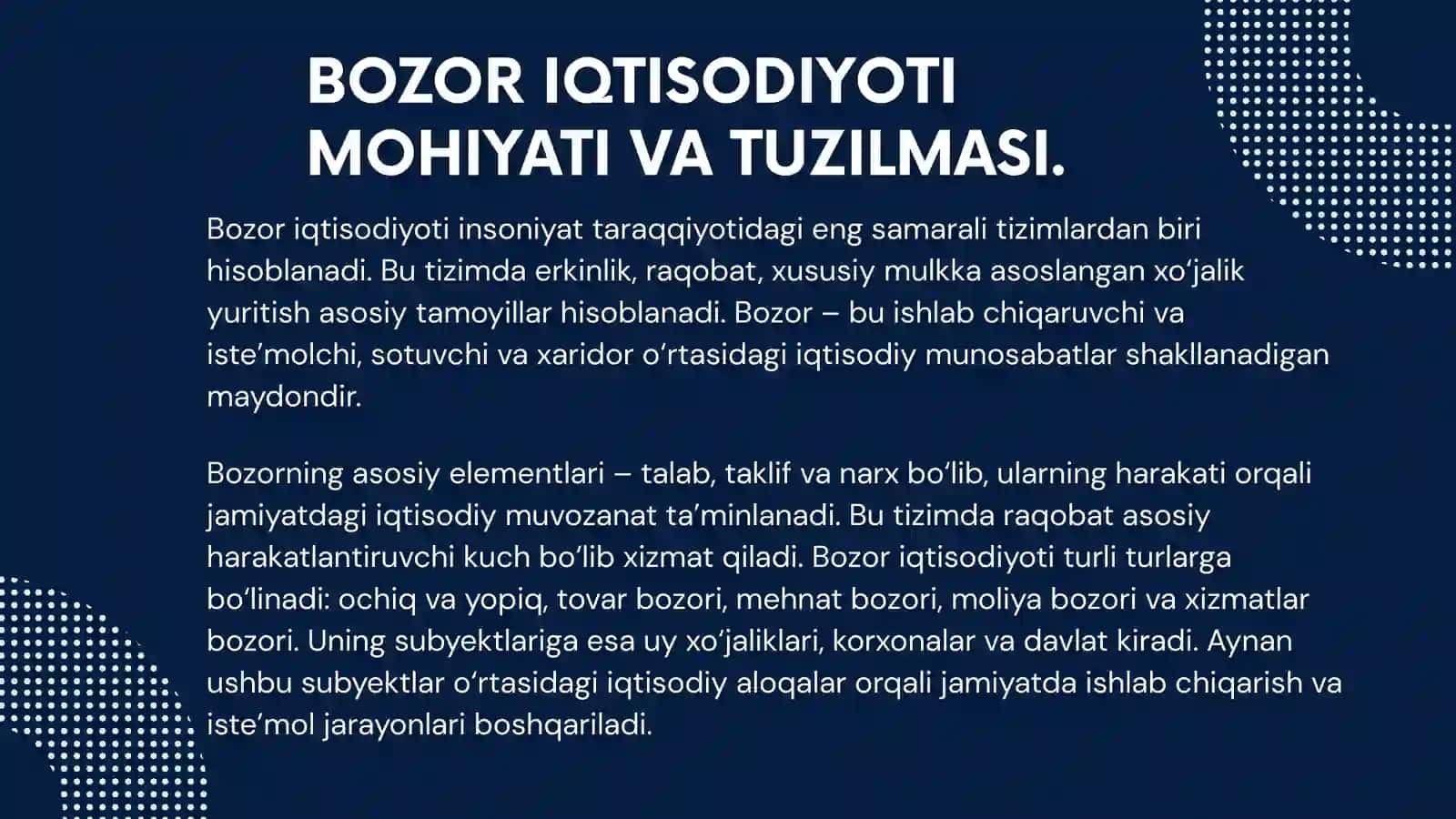 Bozor Iqtisodiyoti Sharoitida Aholi Daromadlari va Davlatning Ijtimoiy Siyosati 4