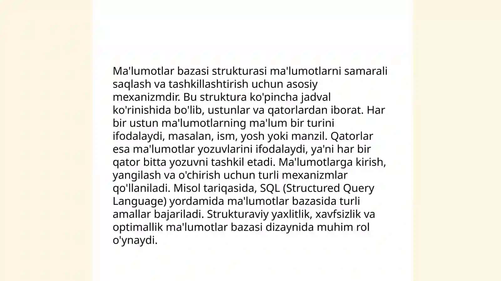 Axborotlarni qidirishning asosiy mezonlari 4