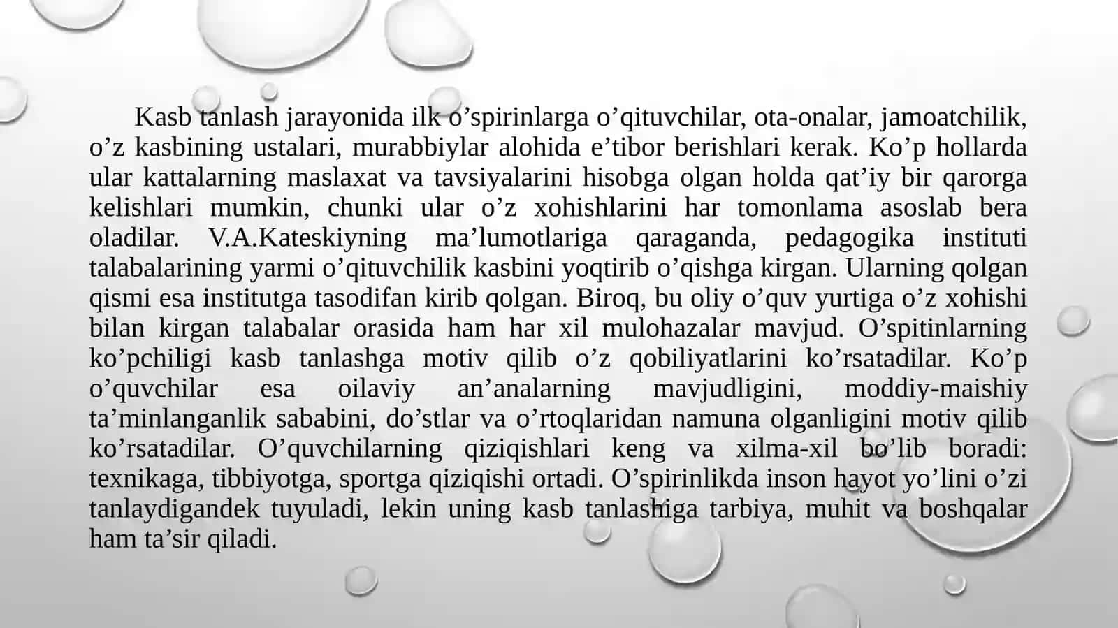 O’spirinlik davrida kasb tanlashga doir muammolar 4