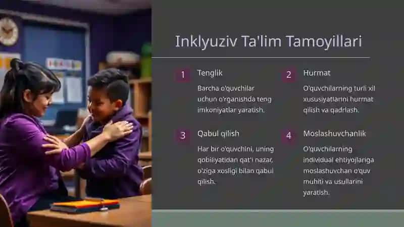 Inklyuziv Ta'lim: Ta'limni Boshqarishning Huquqiy-Me'yoriy va Axloqiy Asoslari 4