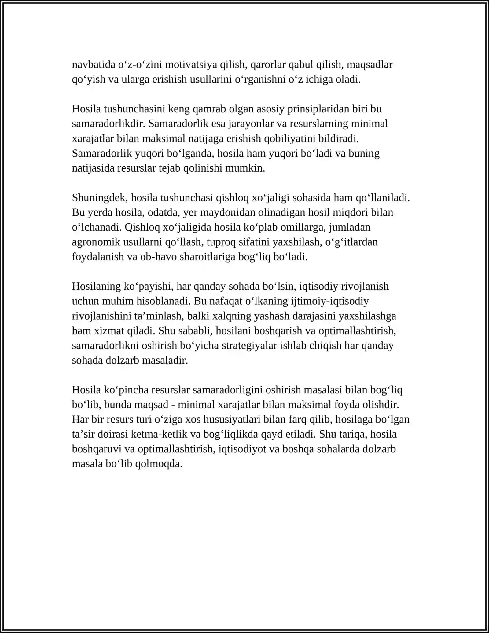 HOSILA 4