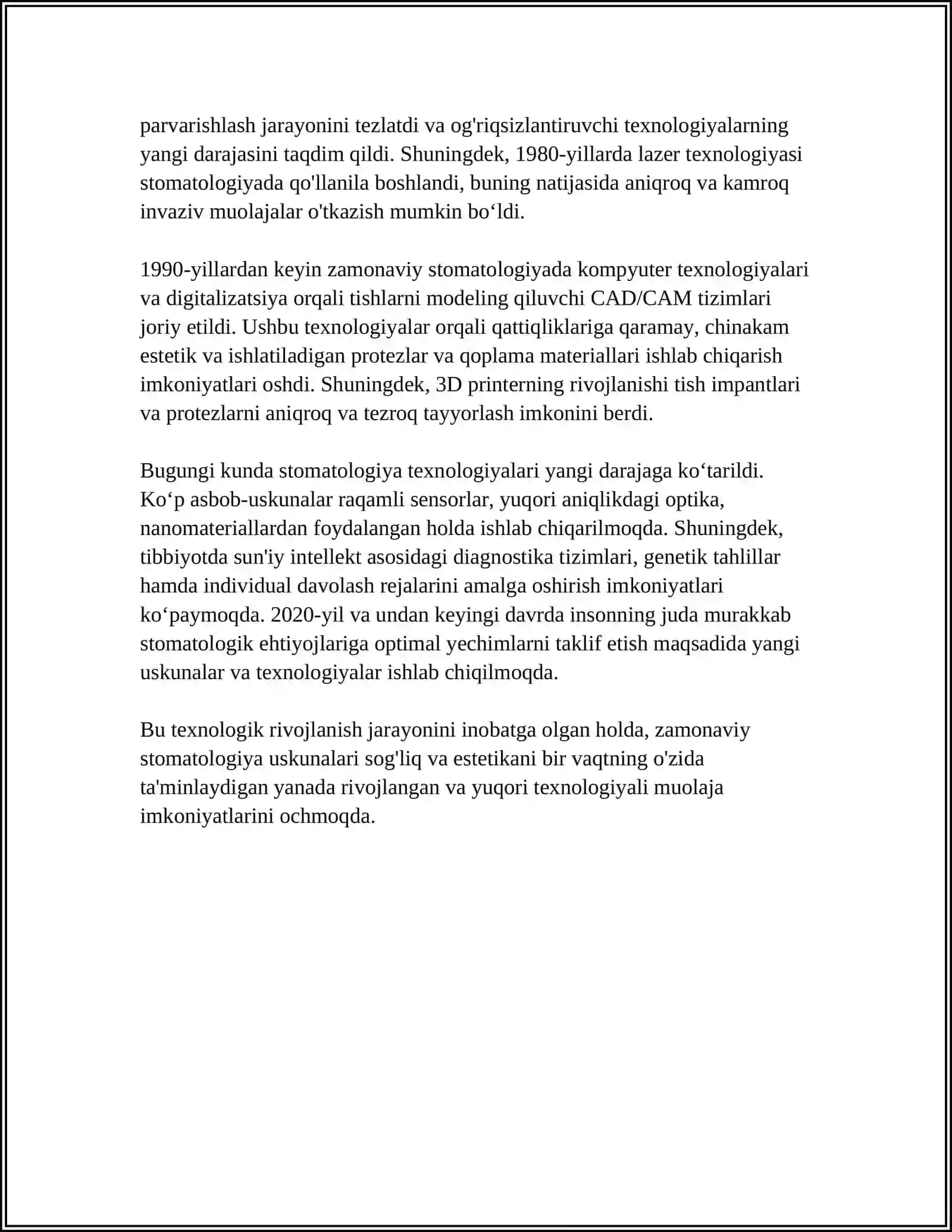 ZAMONAVIY STOMOTOLOGIK ASBOB USKUNALAR 4