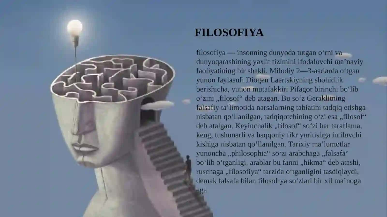 Falsafaning fan va dunyoqarashga doir mohiyati. Bo’lg’usi pedagoglarda fanni o’qitilishining nazariy-amaliy ahamiyati 4