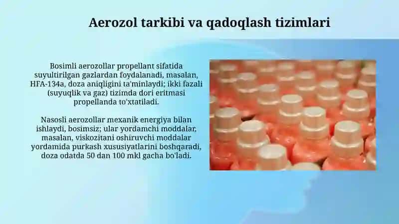 Aerozol dori shakillarini ishlab chiqarish 4