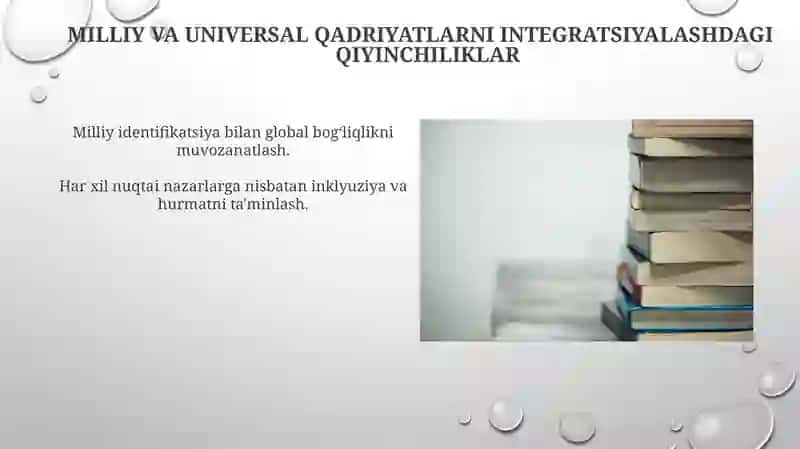 Tarbiyaning milliy va umuminsoniy qadriyatlar qamrovida bòlishi 4