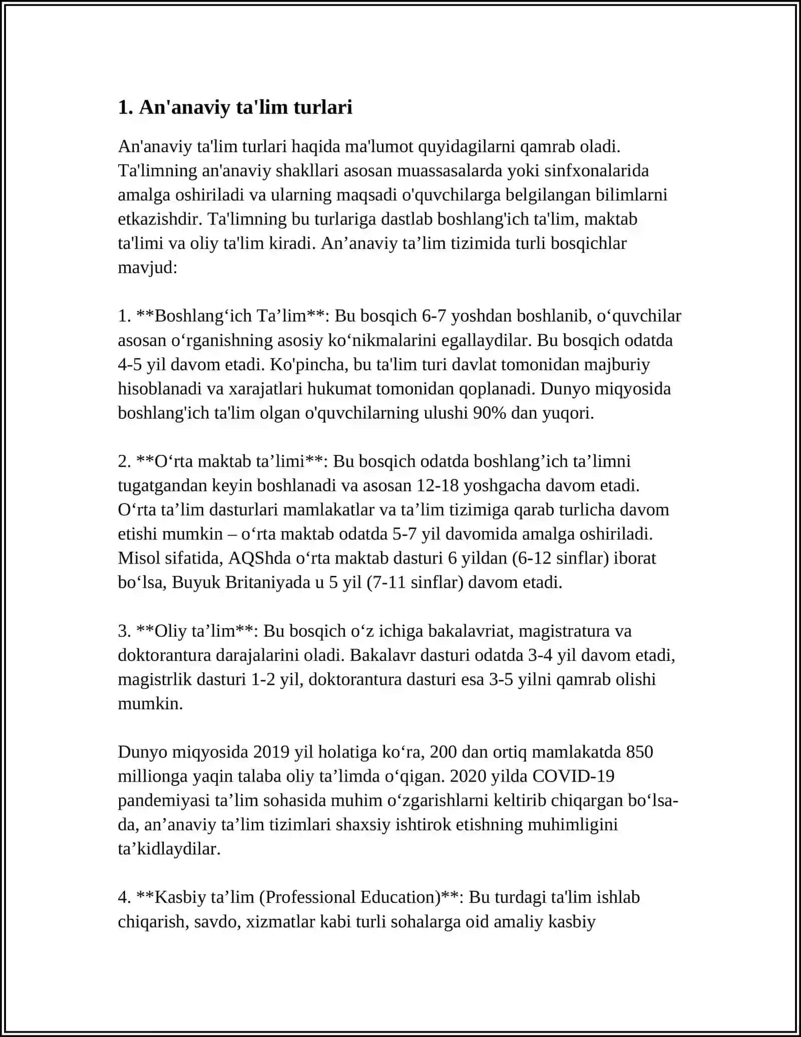 TALIM TURLARI VA TALIMNI TASHKIL QILISH SHAKILARI 4