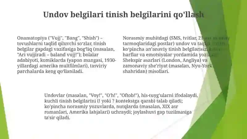 Onomatopeya va Undovlar 4