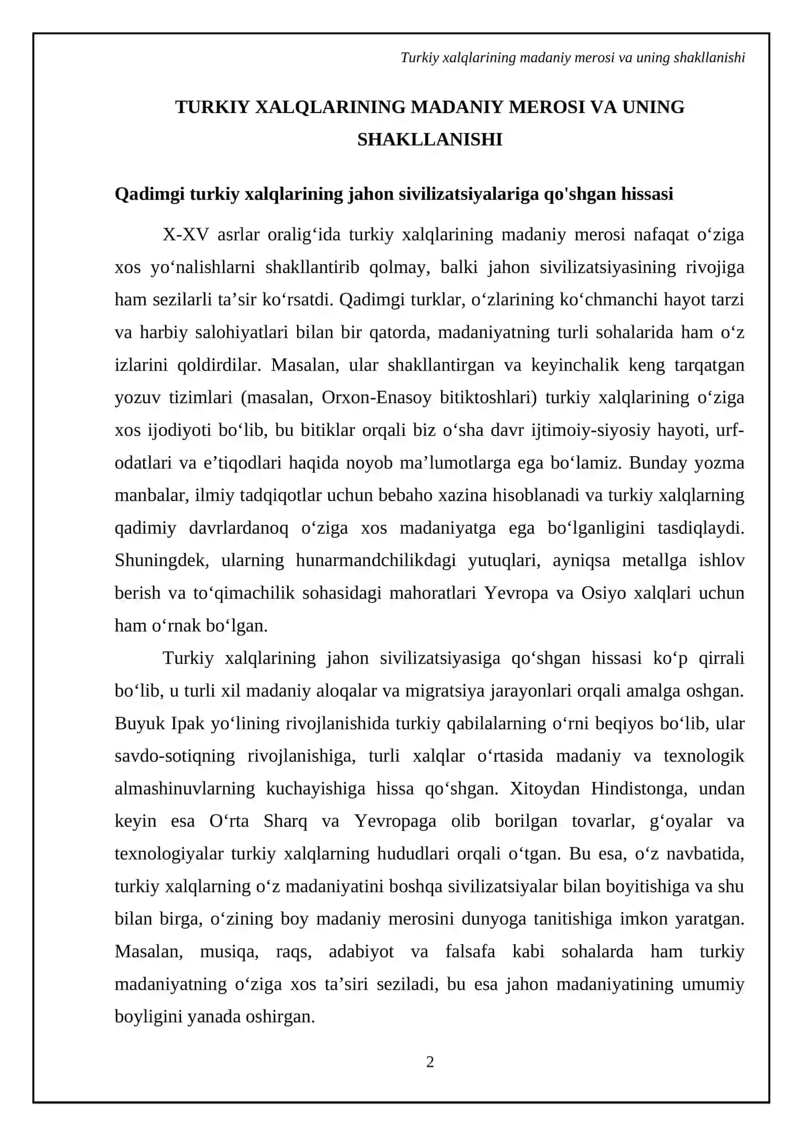 Turkiy xalqlarining madaniy merosi va uning shakllanishi 4