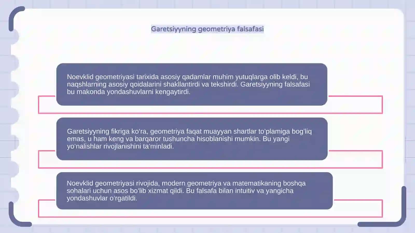 Noevklid geometriyani rivojlanish tarixidan 4