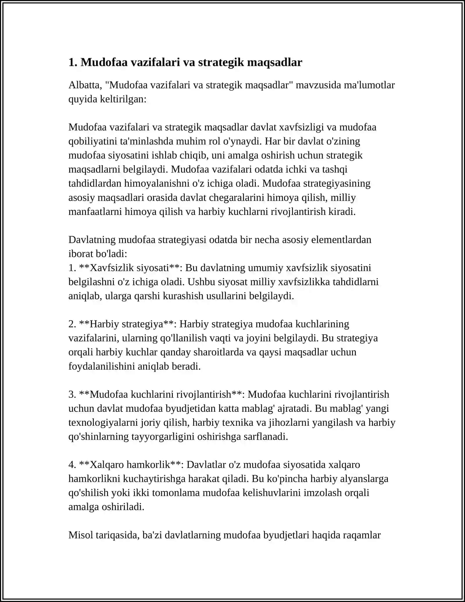 OʻZBEKISTON RESPUBLIKASI QUROLLI KUCHLARINING UMUMHARBIY NIZOMLARI VA ULARNING MOHIYATI 4