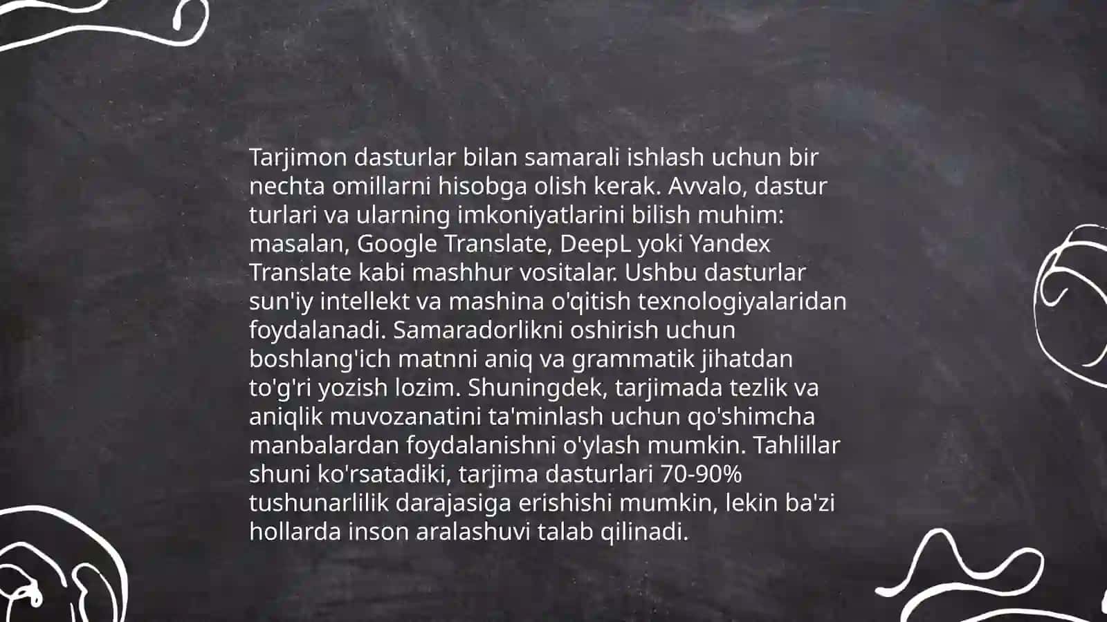 Tarjimon dasturlar bilan ishlash.Google Class Room va Google translate ilovalari bilan tanishish 4