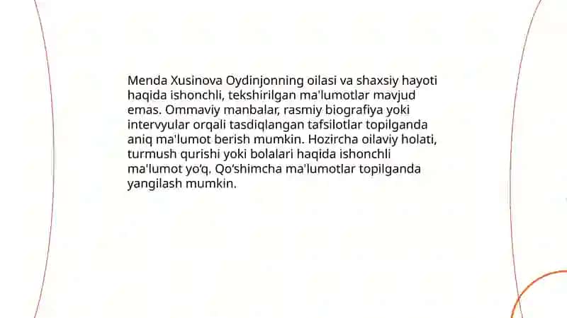 Xusinova Oydinjonning to'liq biografiyasi 4