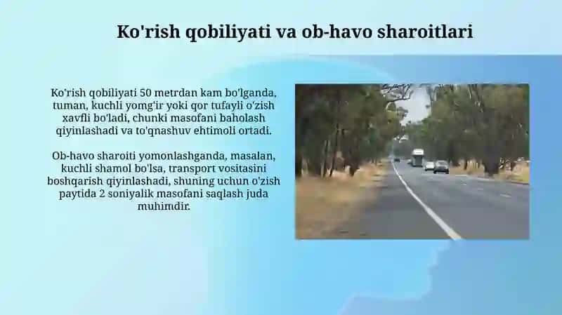 Yo‘lharakatixavfsizliginita’minlashdaquvibo‘tishqoidalari 4