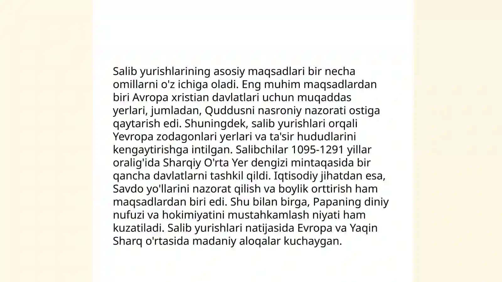 Salib yurishlari va uning oqibatlari 4