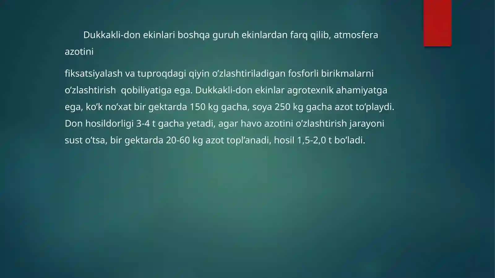AGROKIMYO VA AGROTUPROQSHUNISLIK YO’NALISHI 4