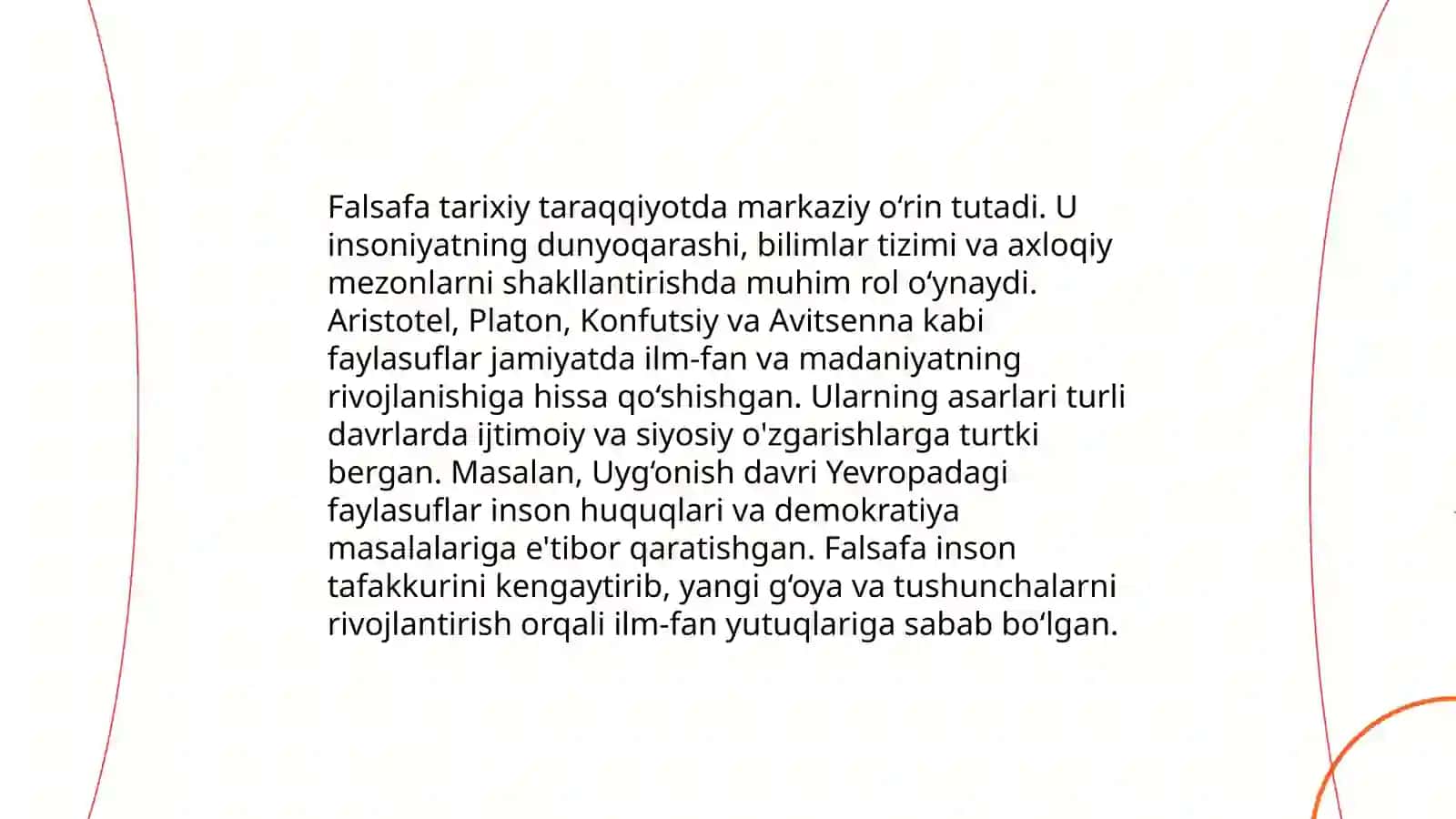 Falsafaning mohiyati va jamiyat taraqqiyotidagi roli 4