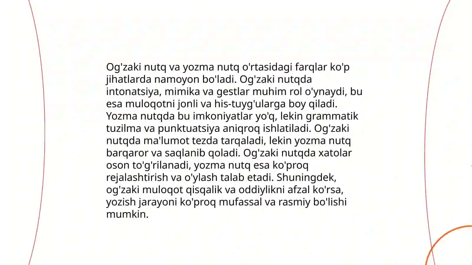 Soʻzlashuv nutq uslubi nutqiy kompitentlikka rioya qilish 4